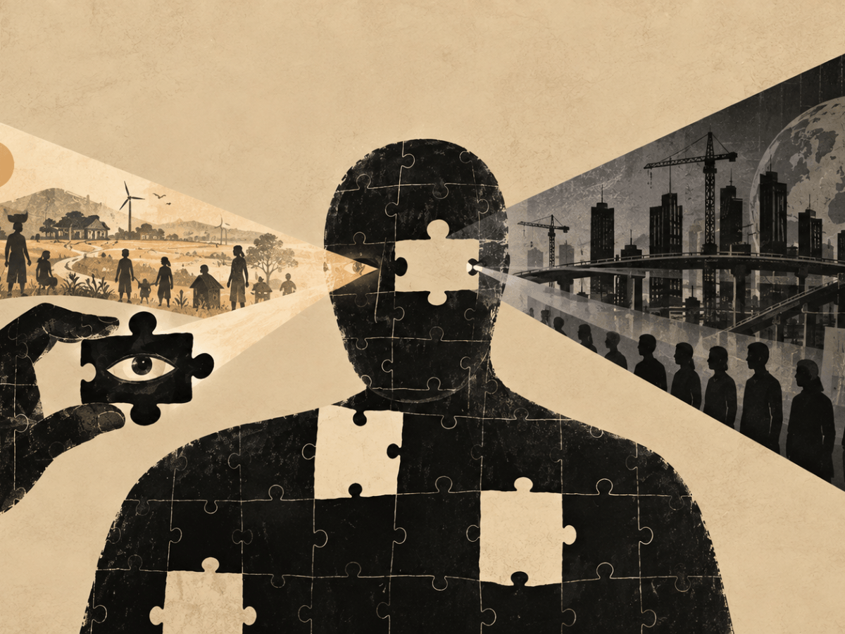 How do we see development vis-a-vis how development sees us?