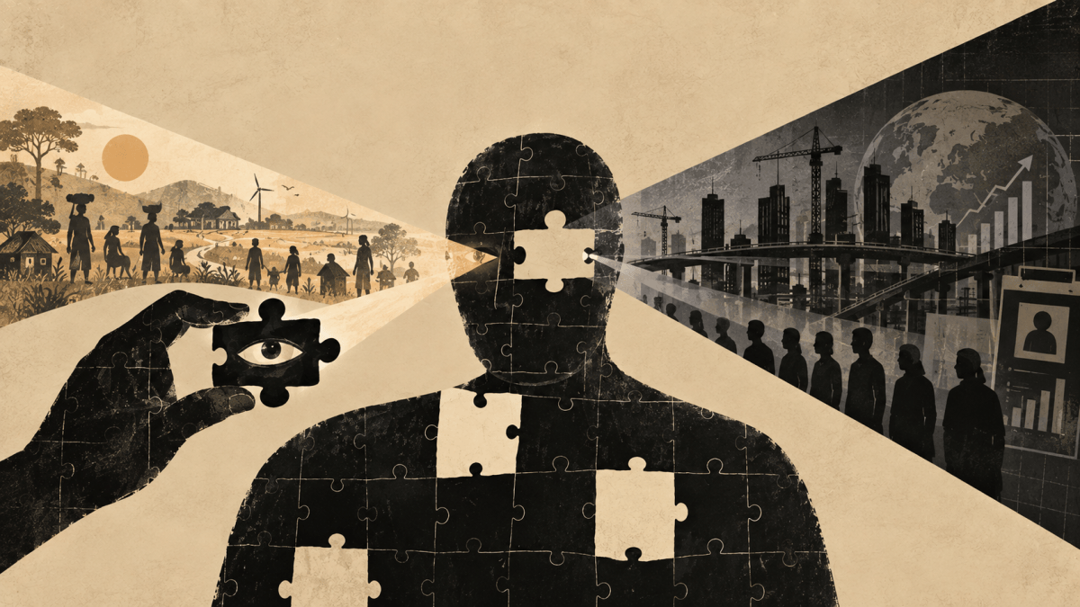 How do we see development vis-a-vis how development sees us?